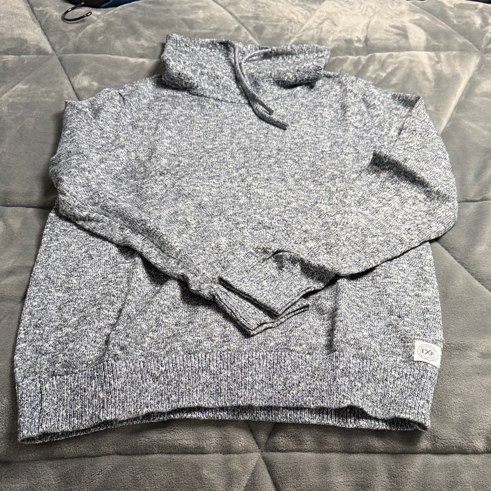 Express Mens Blue Knit Pullover